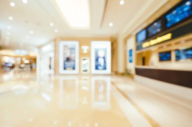 Soyut bulanıklık ve ufuk güzel lüks alışveriş merkezi için arka plan bölümü mağaza