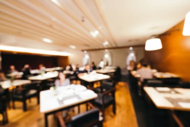 Soyut bulanıklık ve ufuk kahvaltı büfesi otel restoran ve kafe Cafe iç arka planı için