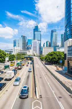 Hong kong, Çin - 15 Eylül, 2018: güzel mimari ofis hongkong City dış gökdelen Binası