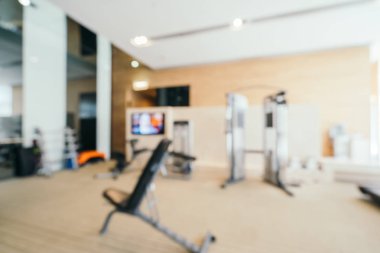 Soyut bulanıklık ve ufuk spor salonu ve fitness iç arka plan için spor kompleksler