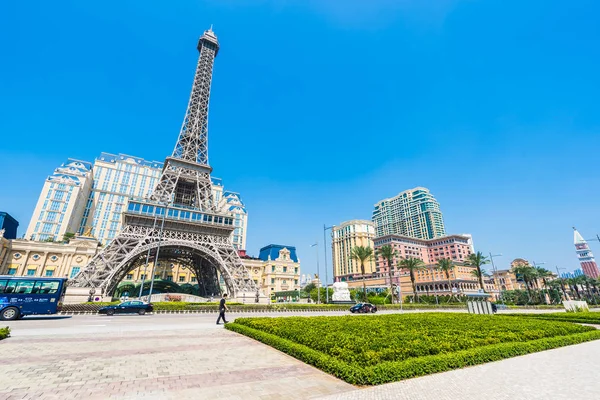 China Macao Septiembre 2018 Hermoso Hito Torre Eiffel Del Hotel — Foto de Stock