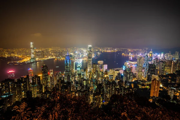 Belle Architecture Bâtiment Extérieur Paysage Urbain Hong Kong Ville Skyline — Photo