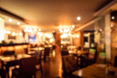 Soyut bulanıklık ve ufuk restoran ve kafe iç arka plan ve yüzey için