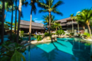 Seyahat ve tatil için güzel otel ve tatil arka plan bulanıklık