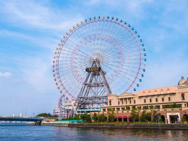 Pariserhjul Nöjesparken Runt Yokohama City Japan — Stockfoto