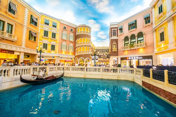 China Macao Septiembre 2018 Hermoso Complejo Hotelero Veneciano Lujo Casio — Foto de Stock