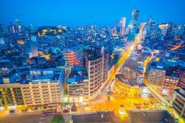 Bina Cityscape macau şehir manzarası geceleri güzel mimari