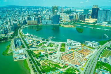 Bina Cityscape macau şehirde güzel mimari