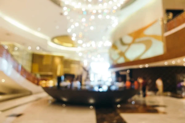Abstrato Borrão Desfocado Hotel Lobby Lounge Interior Para Fundo — Fotografia de Stock