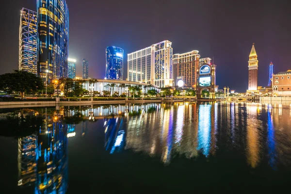 Krásná Architektura Budova Benátské Další Hotel Resort Casino Macau City — Stock fotografie