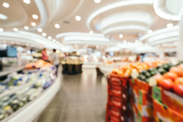 Flou Abstrait Supermarché Déconcentré Dans Magasinage Grand Magasin Pour Fond — Photo