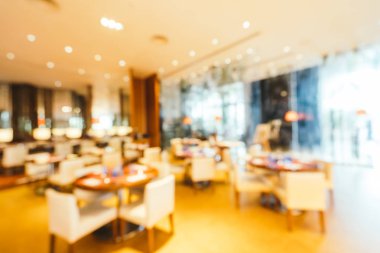 Soyut bulanıklık ve ufuk kahvaltı büfesi otel restoran ve kafe Cafe iç arka planı için