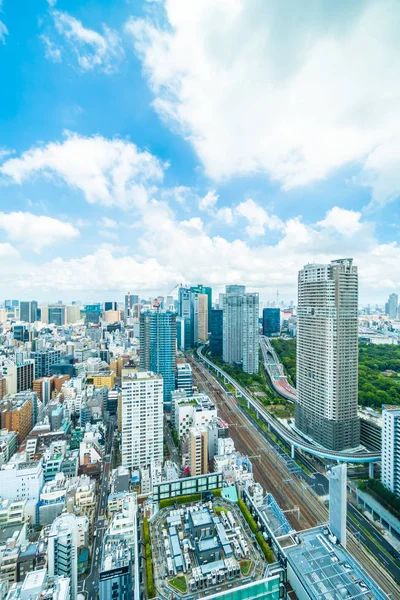 Krásná Architektura Budovy Panorama Města Tokio Japonsko — Stock fotografie