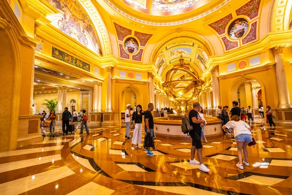 China Macau September 2018 Wunderschönes Luxus Hotel Resort Und Casino — Stockfoto