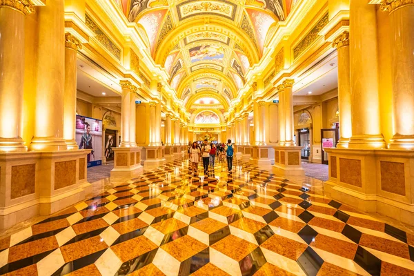 Китай Макао Вересні 2018 Красиві Розкішний Курортний Готель Казино Гри — стокове фото