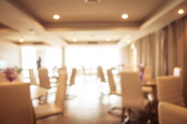Soyut bulanıklık ve ufuk restoran ve kafe iç arka plan ve yüzey için