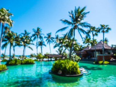 Soyut bulanıklık ve seyahat ve tatil için otel ve tatil arka plan defocused