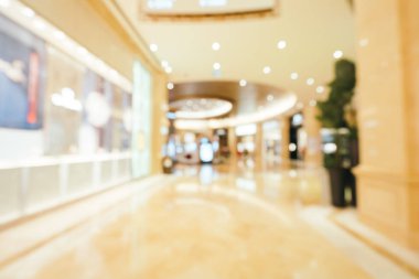 Soyut bulanıklık ve ufuk güzel lüks alışveriş merkezi için arka plan bölümü mağaza