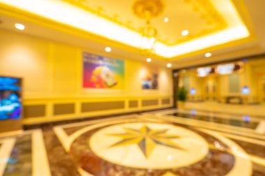 Soyut bulanıklık ve arka plan için otel lobisi.