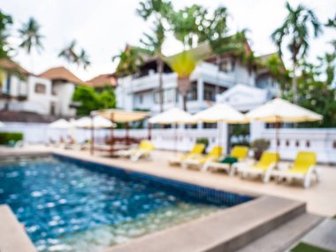 Soyut bulanıklık ve seyahat ve tatil için otel ve tatil arka plan defocused