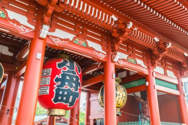 Güzel mimari Sensoji Tapınağı inşa ünlü ziyaret asakusa alan tokyo Japonya için yerdir