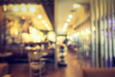 Soyut bulanıklık ve ufuk restoran ve kafe Cafe iç arka planı için