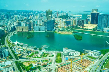 Bina Cityscape macau şehirde güzel mimari