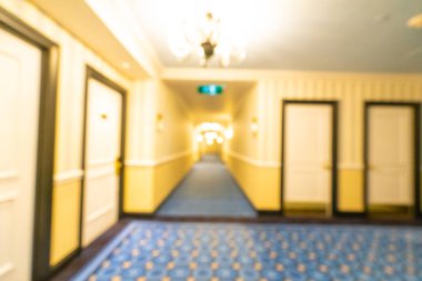 Soyut bulanıklık ve arka plan için otel lobisi.
