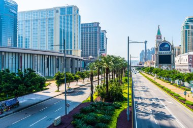 Venedik güzel mimari yapı ve diğer otel resort ve gece macau şehir casino