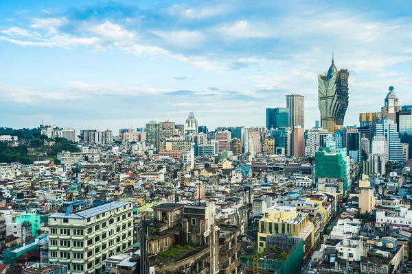 Bina Cityscape Macau Şehir Manzarası Güzel Mimari — Stok fotoğraf