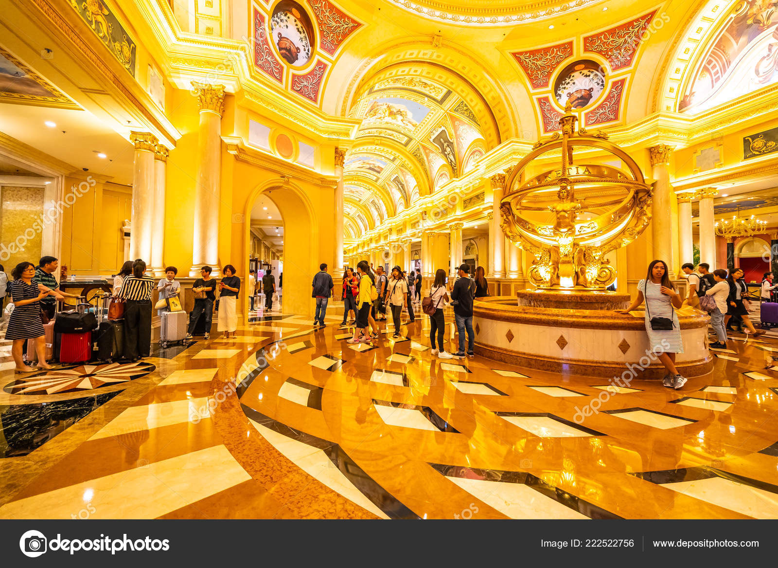 China Macao Septiembre 2018 Hermoso Complejo Hotelero Lujo Juego Casino Foto Editorial De Stock C Mrsiraphol 222522756