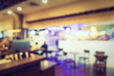 Soyut bulanıklık ve ufuk restoran ve kafe Cafe iç arka planı için