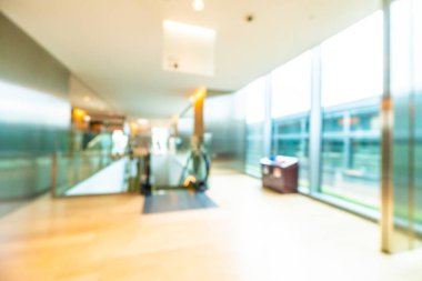 Arkaplan için mağaza içi soyut bulanıklık ve odaklanmış alışveriş merkezi