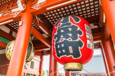 Güzel mimari Sensoji Tapınağı inşa ünlü ziyaret asakusa alan tokyo Japonya için yerdir