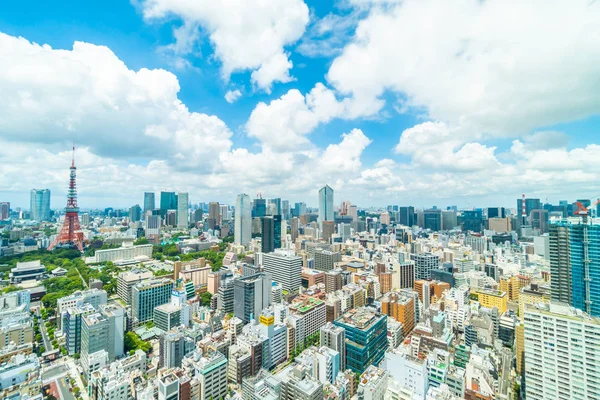 Vacker Arkitektur Byggnad Tokyo Stadens Silhuett Japan — Stockfoto