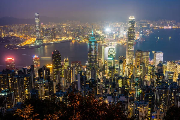 Gyönyörű Építészeti Épület Külső Városképet Gazdagító Épületnek Szánták Hongkong Városára — Stock Fotó