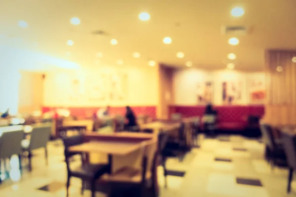 抽象的なぼかしと多重のレストランとコーヒー ショップ カフェ インテリアの背景 — ストック写真