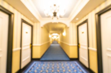 Soyut bulanıklık ve arka plan için otel lobisi.