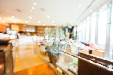 Soyut bulanıklık ve ufuk kahvaltı büfesi otel restoran ve kafe Cafe iç arka planı için