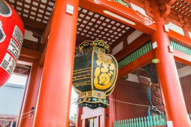 Güzel mimari Sensoji Tapınağı inşa ünlü ziyaret asakusa alan tokyo Japonya için yerdir