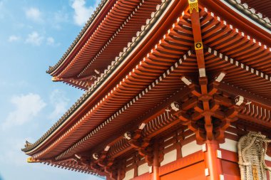 Güzel mimari Sensoji Tapınağı inşa ünlü ziyaret asakusa alan tokyo Japonya için yerdir