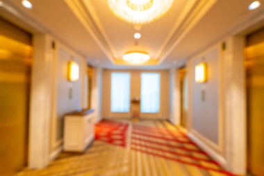 Soyut bulanıklık ve arka plan için otel lobisi.