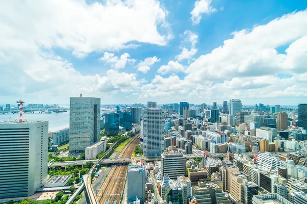 Schöne Architektur Gebäude Tokyo City Skyline Japan — Stockfoto