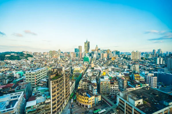 Beautiful Architecture Building Cityscape Macau City Skyline — Stock Photo, Image