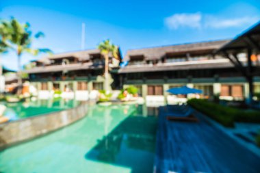 Seyahat ve tatil için güzel otel ve tatil arka plan bulanıklık