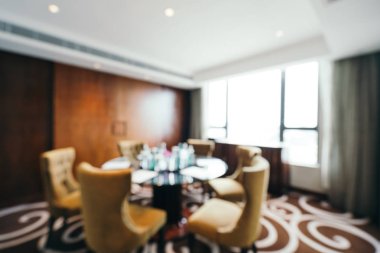 Soyut bulanıklık ve ufuk otel lobi lounge iç arka planı için