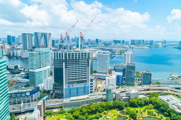 Piękna Architektura Budynek Panoramę Miasta Tokio Japonia — Zdjęcie stockowe