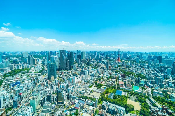 Bela Arquitetura Edifício Paisagem Urbana Tokyo Japão — Fotografia de Stock