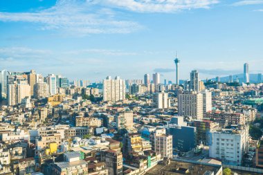 Bina Cityscape macau şehir manzarası içinde güzel mimari