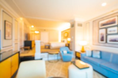 Soyut bulanıklık ve ufuk dekorasyon oturma odası alanı arka planı için